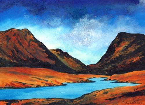 Glen Miavaig
11" x 8"
Acrylic
Mounted and framed to 18" x 14"
£450
